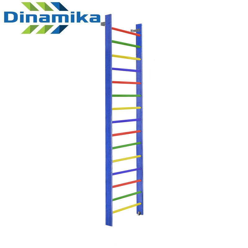 Стенка гимнастическая 3200х800 (массив.сосна) Цветная